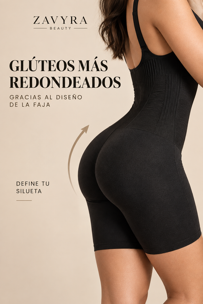 Faja moldeadora 2 en 1 negro  ( camiseta + faja )